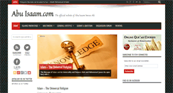 Desktop Screenshot of abuisaam.com