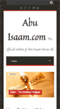 Mobile Screenshot of abuisaam.com